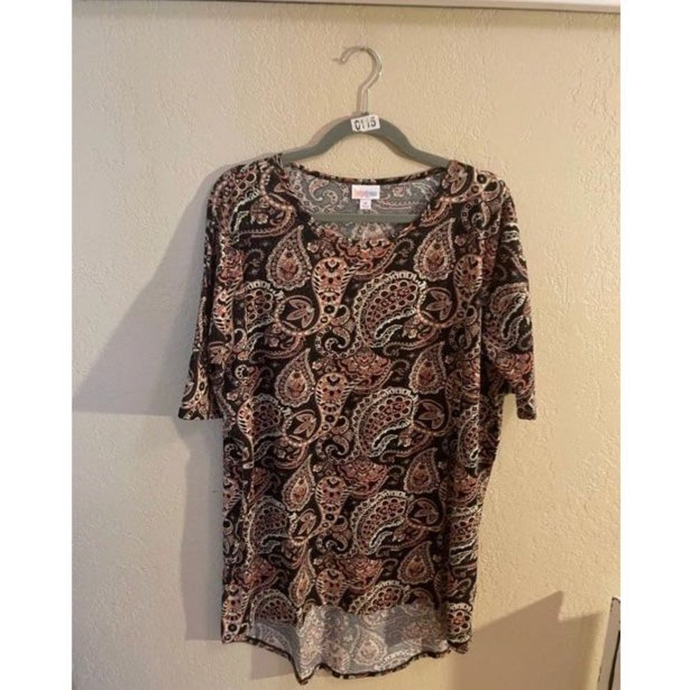 LULAROE Black Cotton, Modal T-shirt